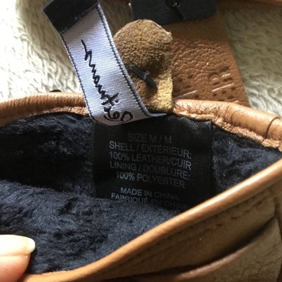 NWT Leather Gloves - Picture 4 of 5